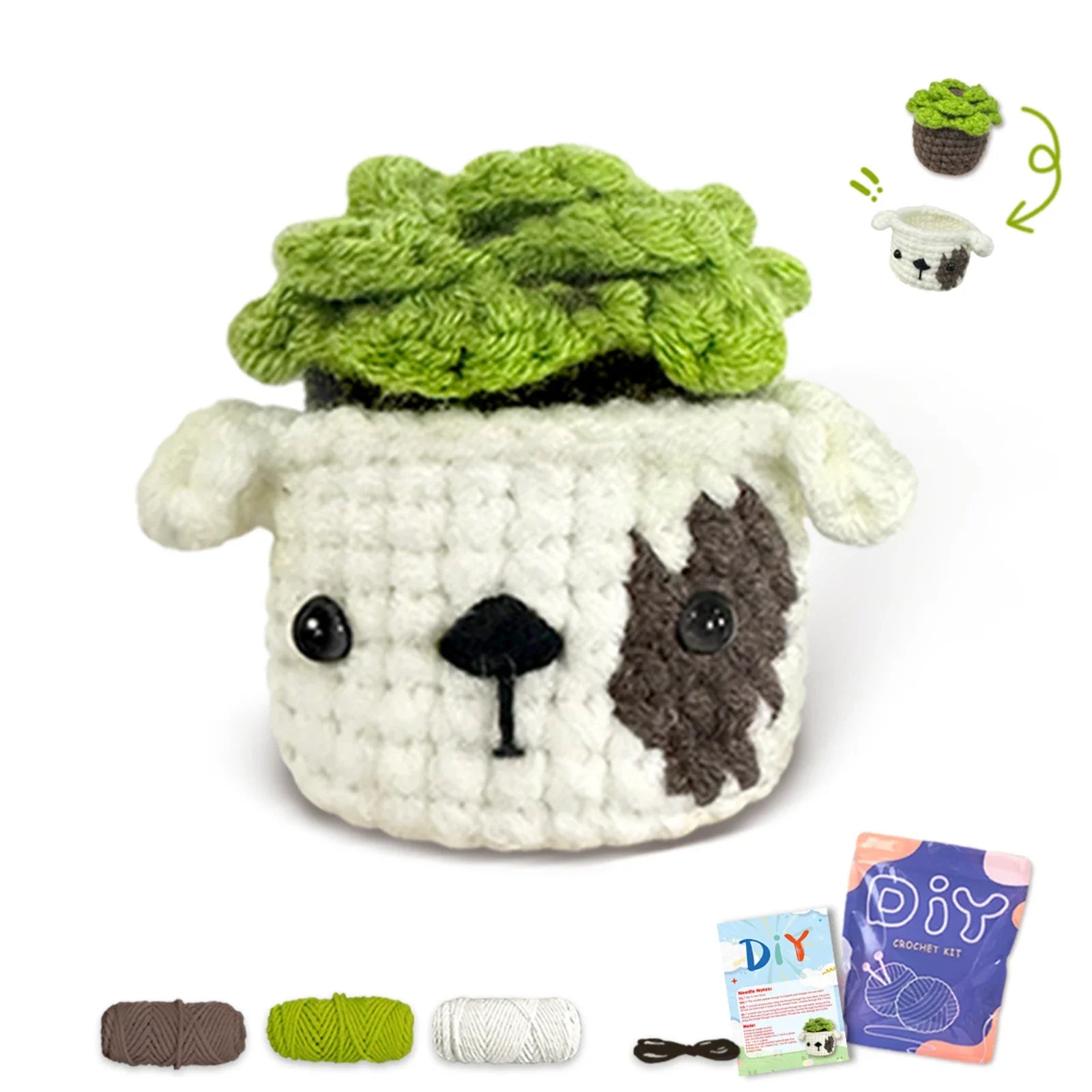 Animal Series Crochet Kit for Beginners DIY