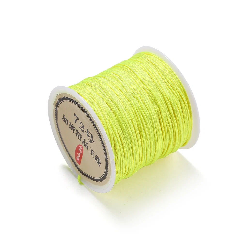 10/50M 0.8mm Nylon Thread Cord – DIY Chinese Knot, Bracelet, Tassel & Shamballa Braided String for Jewelry Making
