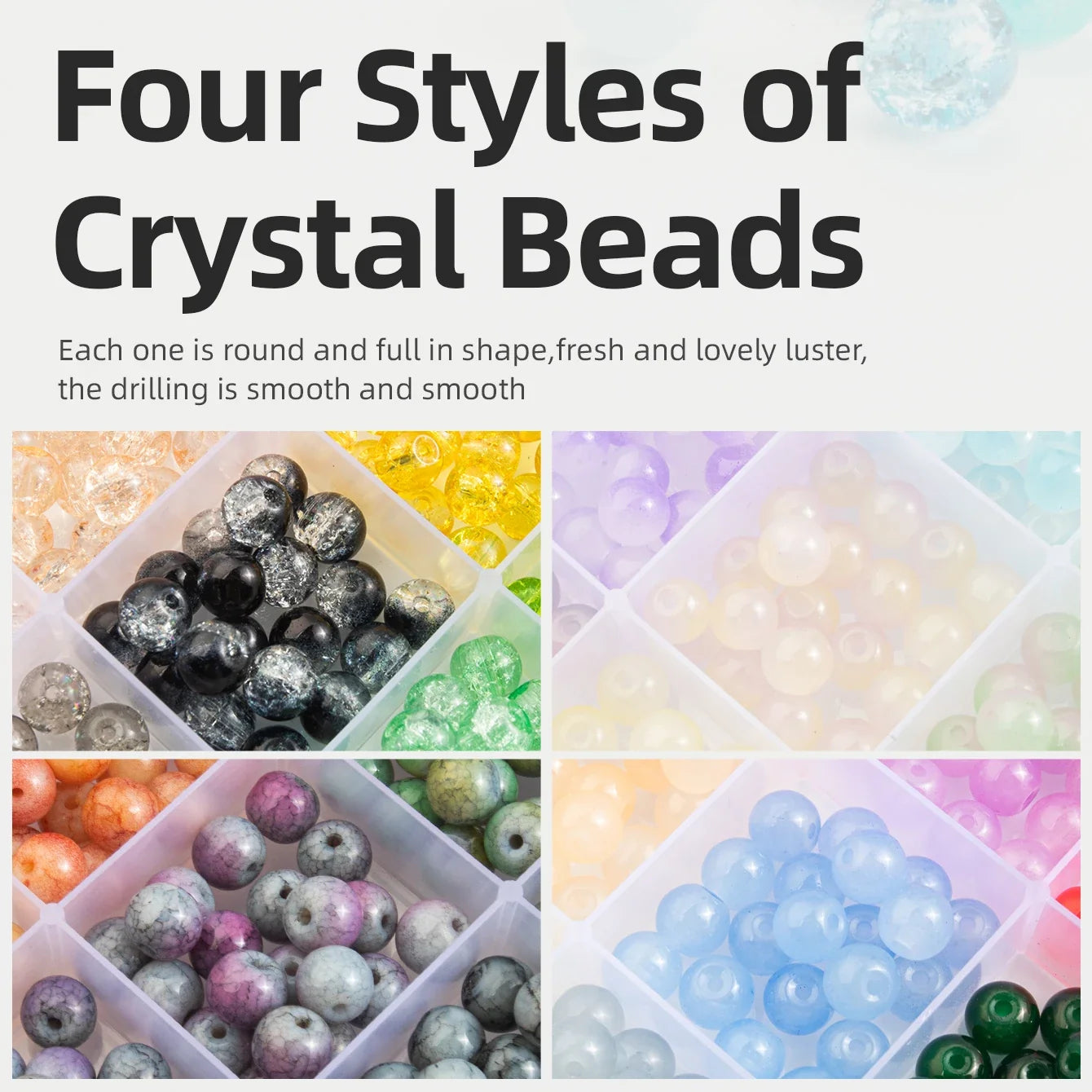 28 Color Glass Beads Bracelet Making Kit