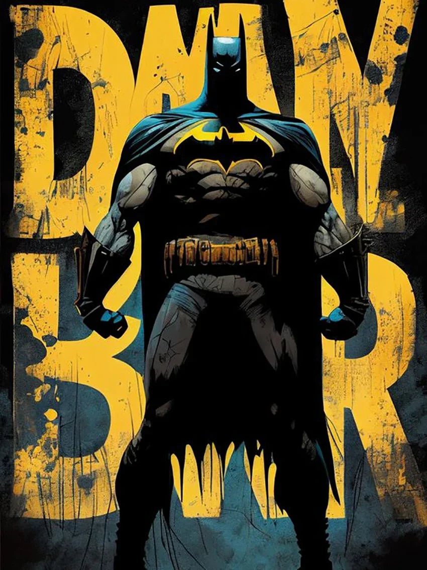 Comics Batman DC Diamond Painting New Pixel 5D Wall Posters