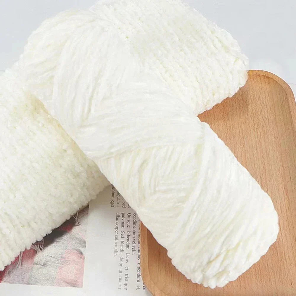 95g Chenille Soft Velvet Yarn for Crochet