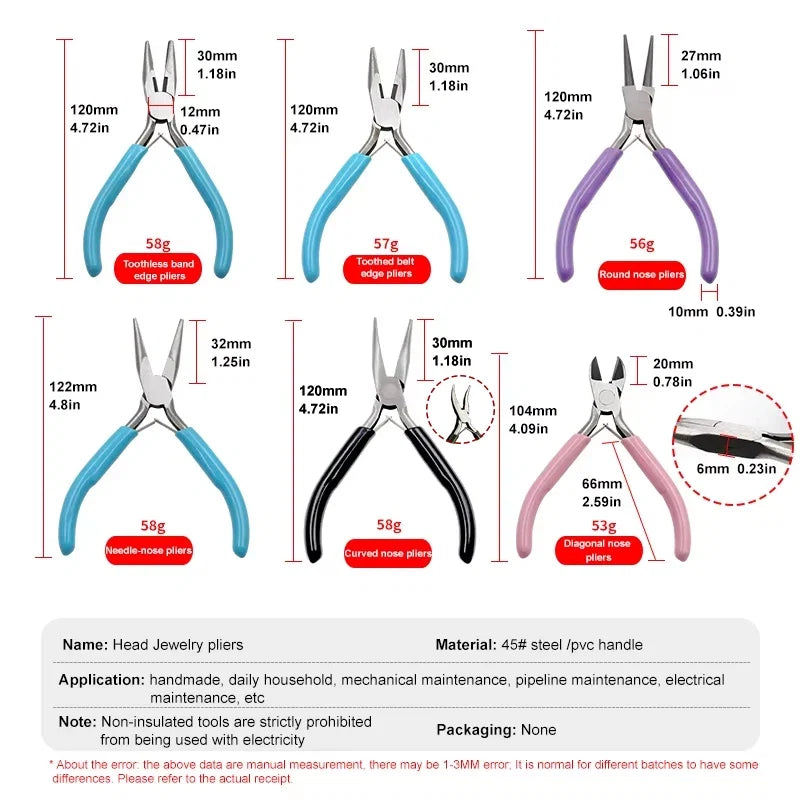 1PC Jewelry Pliers | End Cutting Wire Pliers for DIY Metalwork