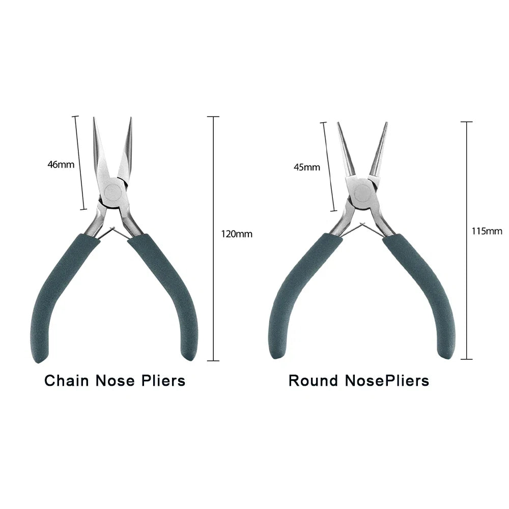 12 Style Exclusive Customization High Quality Stainless Steel End Cutting Wire Pliers Hand Tools DIY Jewelry Making Pliers Set