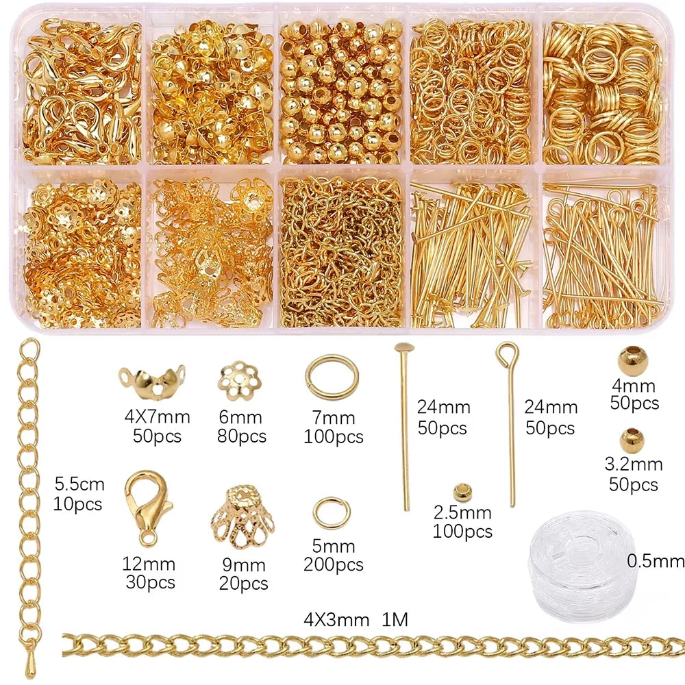 Jewelry Making Starter Kit Earrings Necklaces Findings