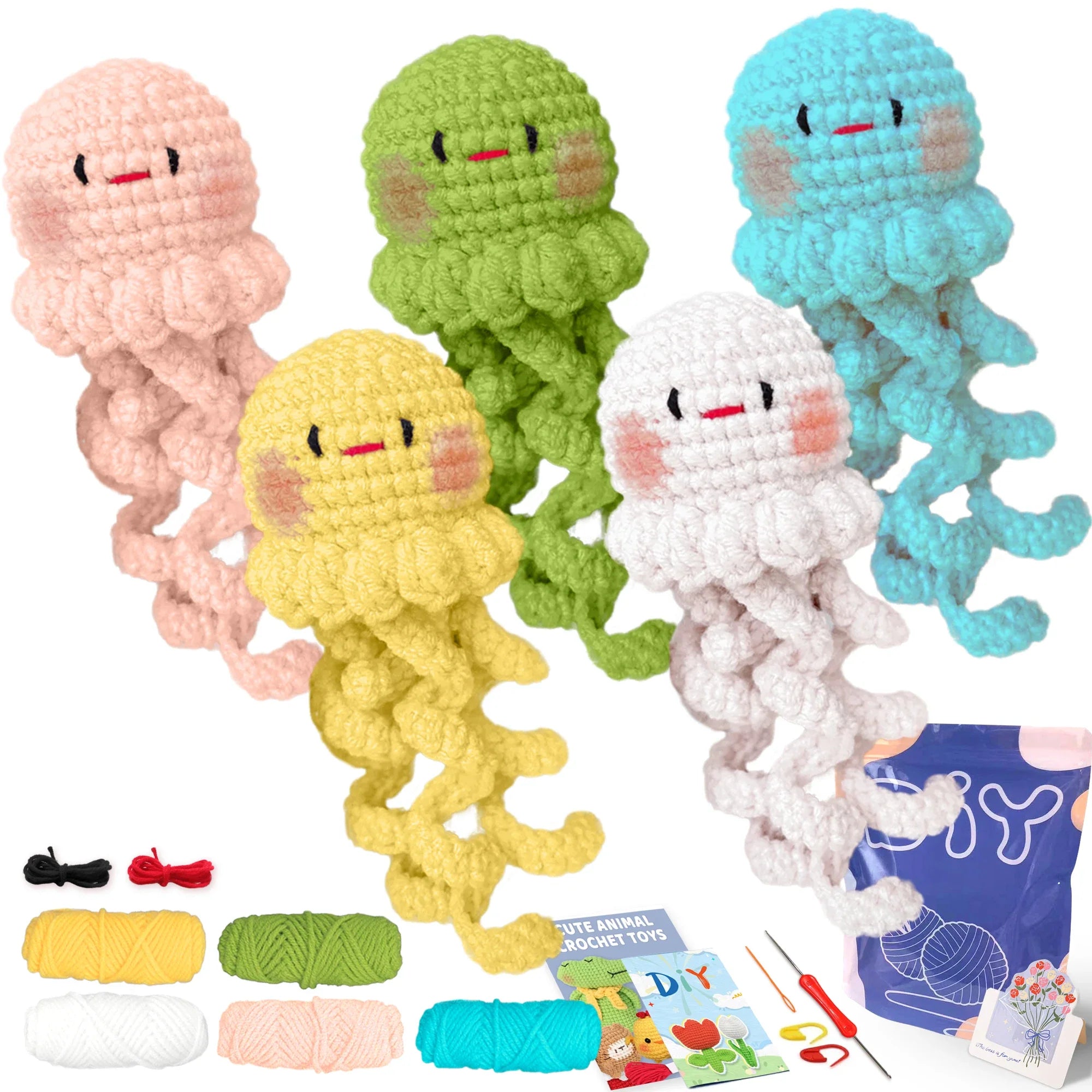 Animal Series Crochet Kit for Beginners DIY