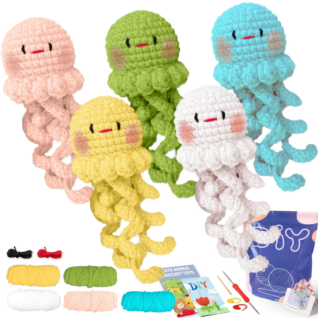 Animal Series Crochet Kit for Beginners DIY
