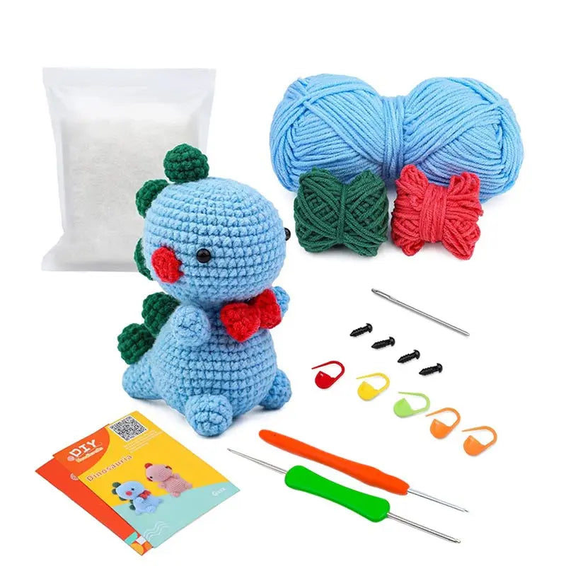 Dinosaur Crochet Doll DIY Complete Kit