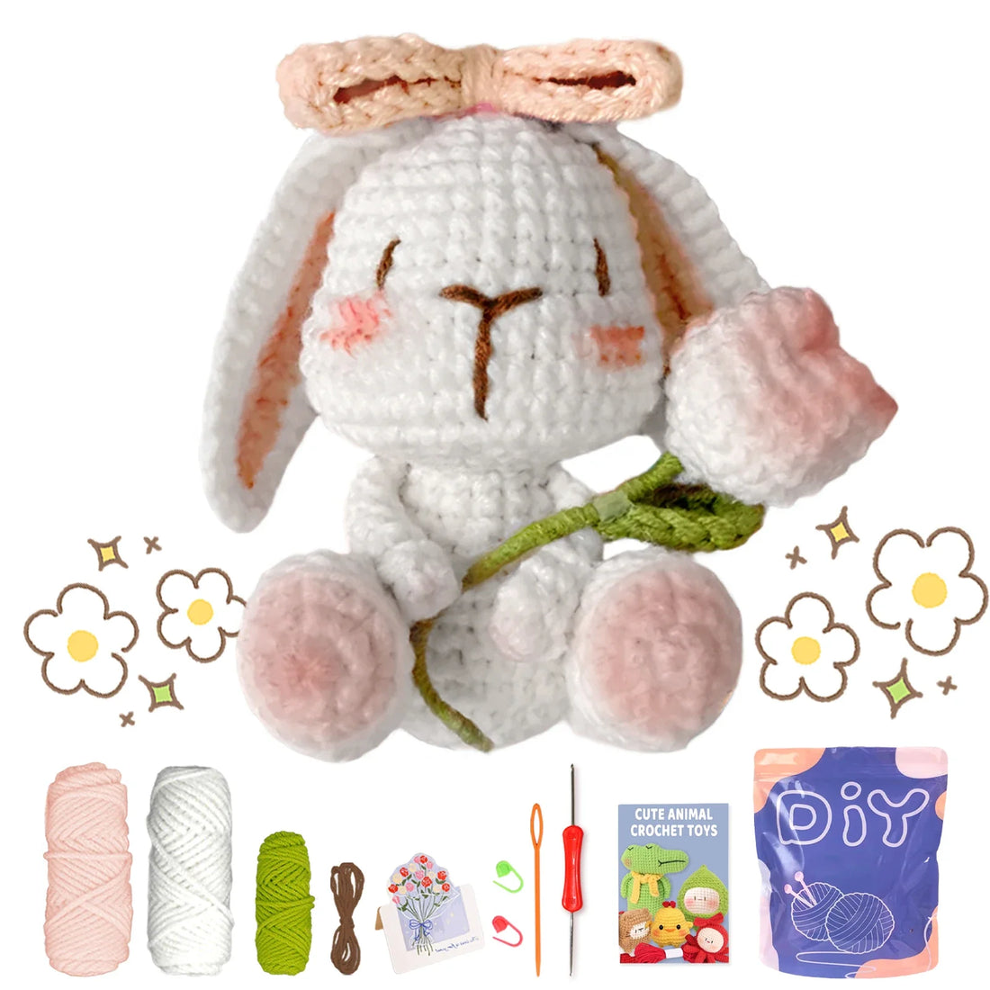 Animal Series Crochet Kit for Beginners DIY