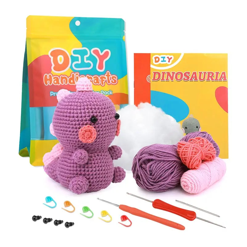 Dinosaur Crochet Doll DIY Complete Kit