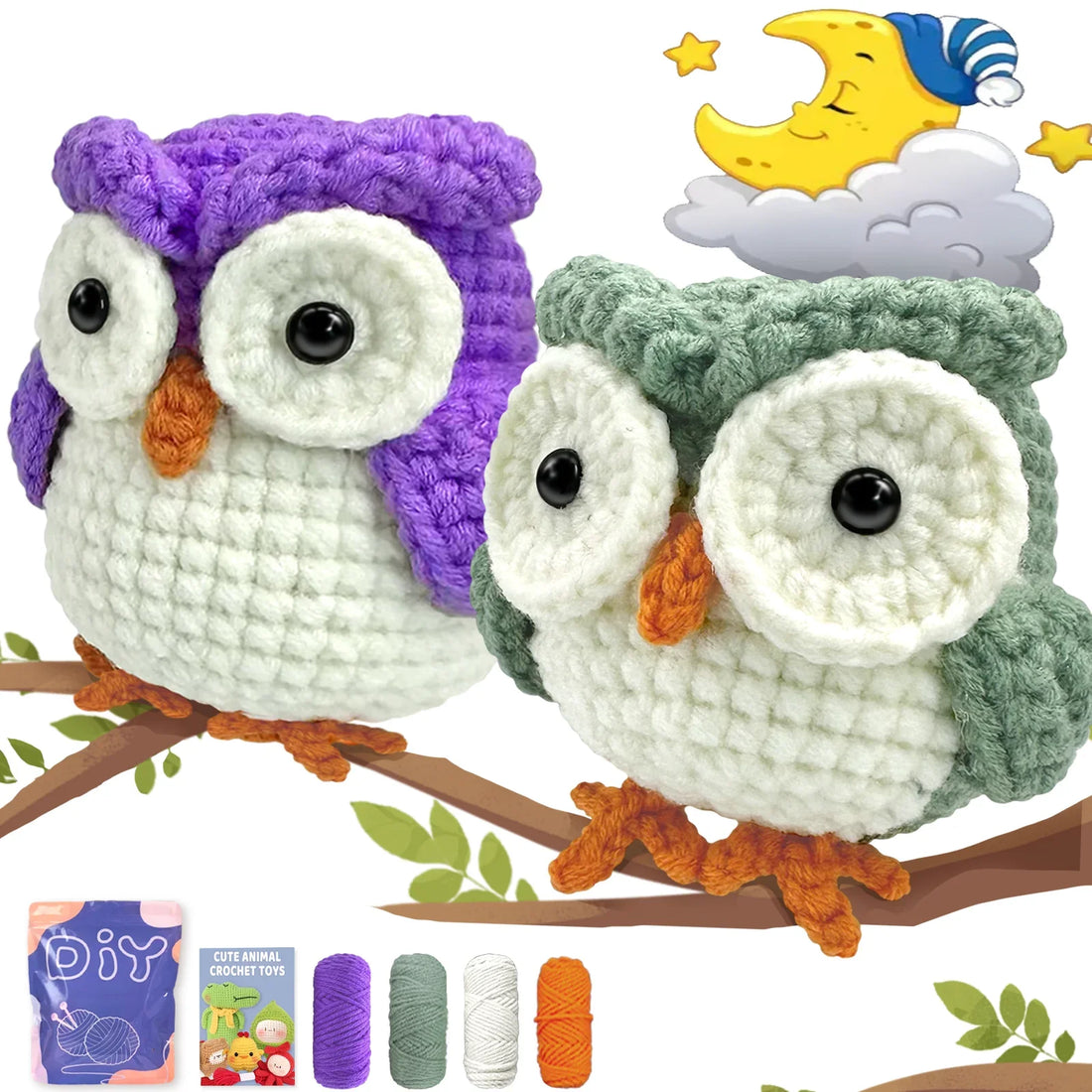 Animal Series Crochet Kit for Beginners DIY