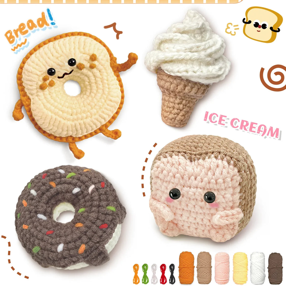 Animal Series Crochet Kit for Beginners DIY