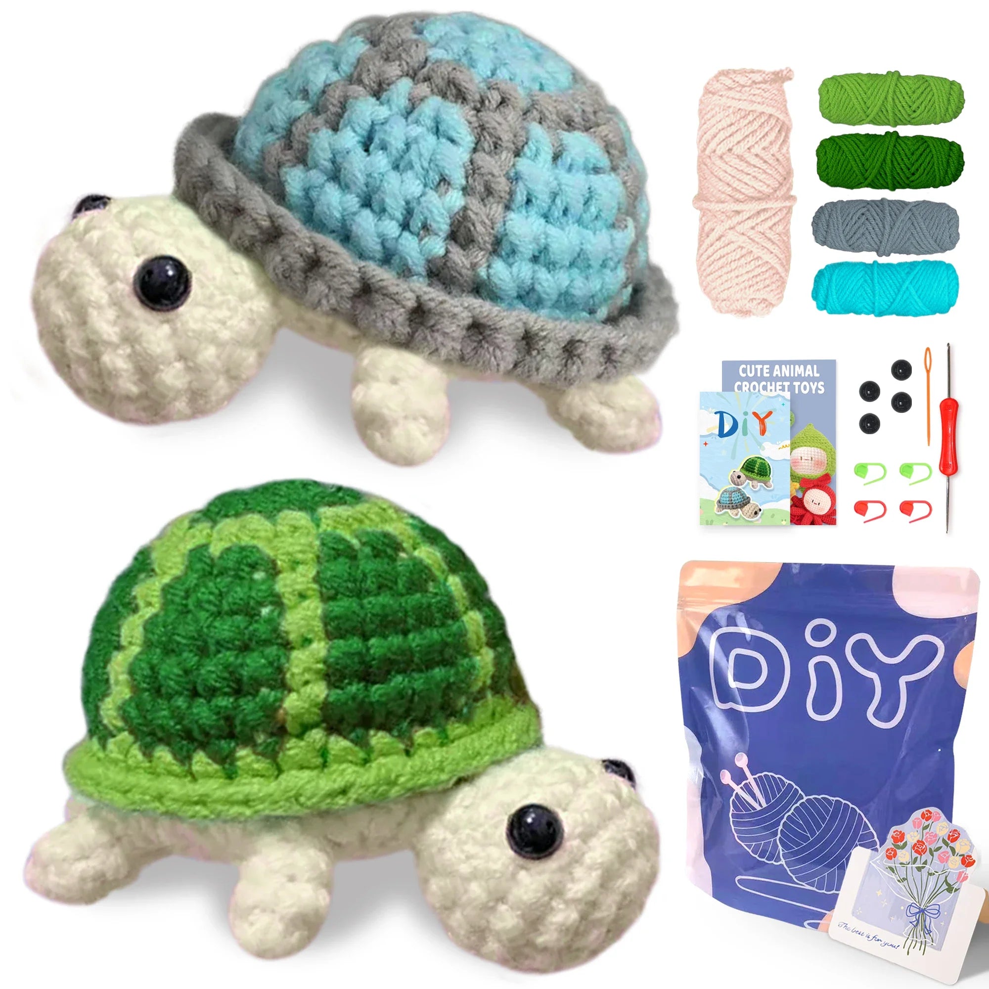 Animal Series Crochet Kit for Beginners DIY