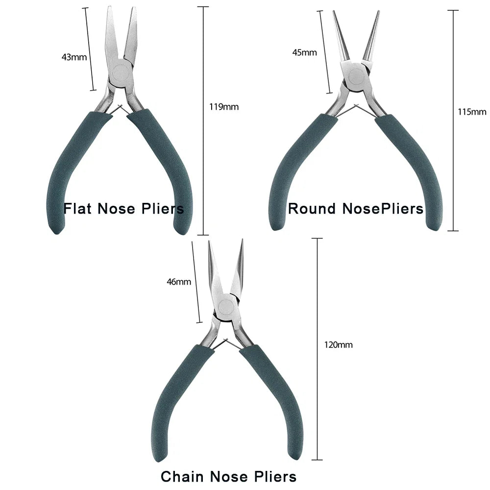 12 Style Exclusive Customization High Quality Stainless Steel End Cutting Wire Pliers Hand Tools DIY Jewelry Making Pliers Set