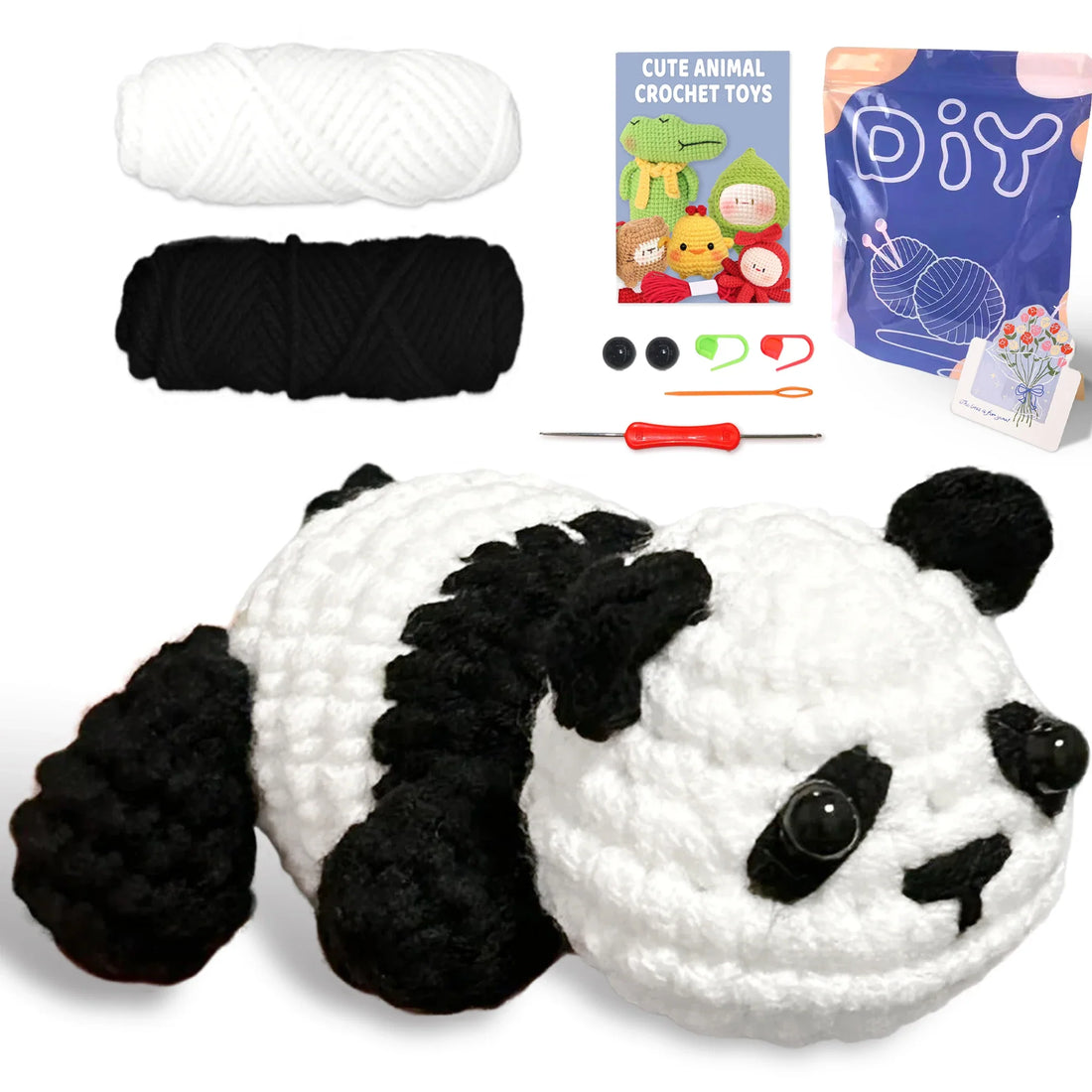 Animal Series Crochet Kit for Beginners DIY
