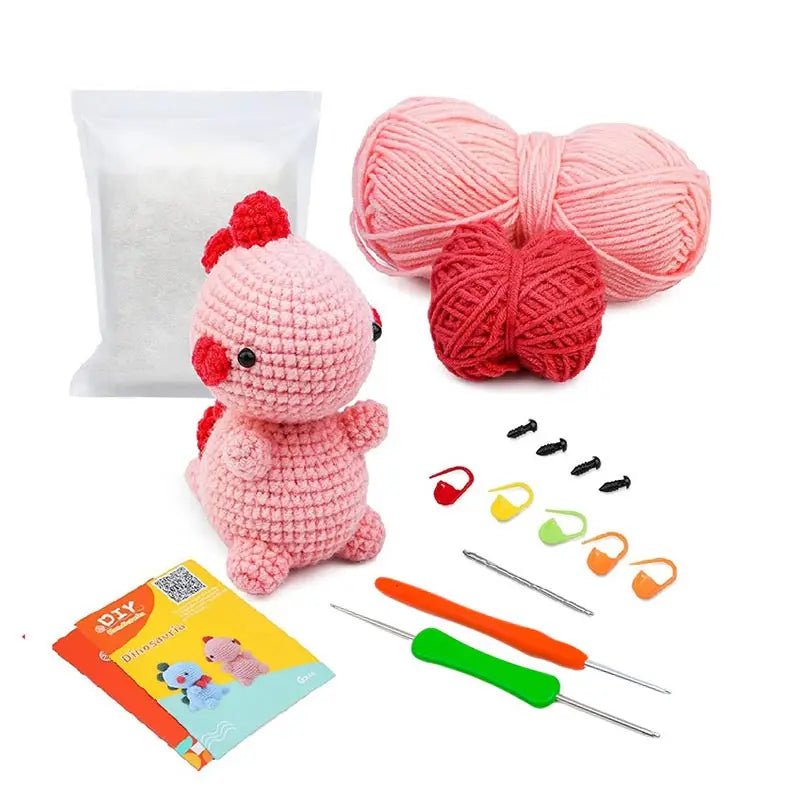 Dinosaur Crochet Doll DIY Complete Kit