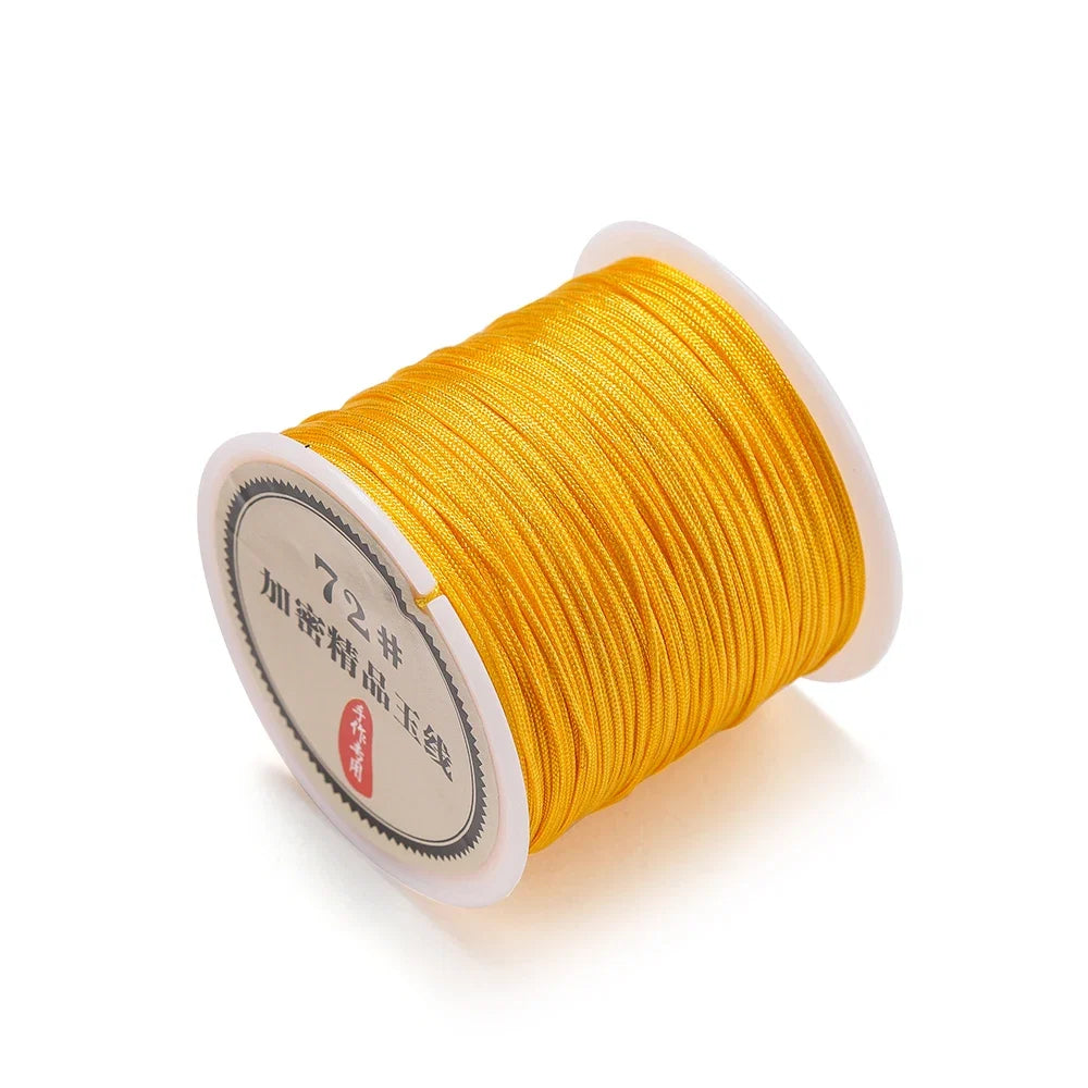 10/50M 0.8mm Nylon Thread Cord – DIY Chinese Knot, Bracelet, Tassel & Shamballa Braided String for Jewelry Making