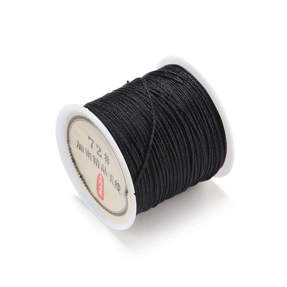 10/50M 0.8mm Nylon Thread Cord – DIY Chinese Knot, Bracelet, Tassel & Shamballa Braided String for Jewelry Making
