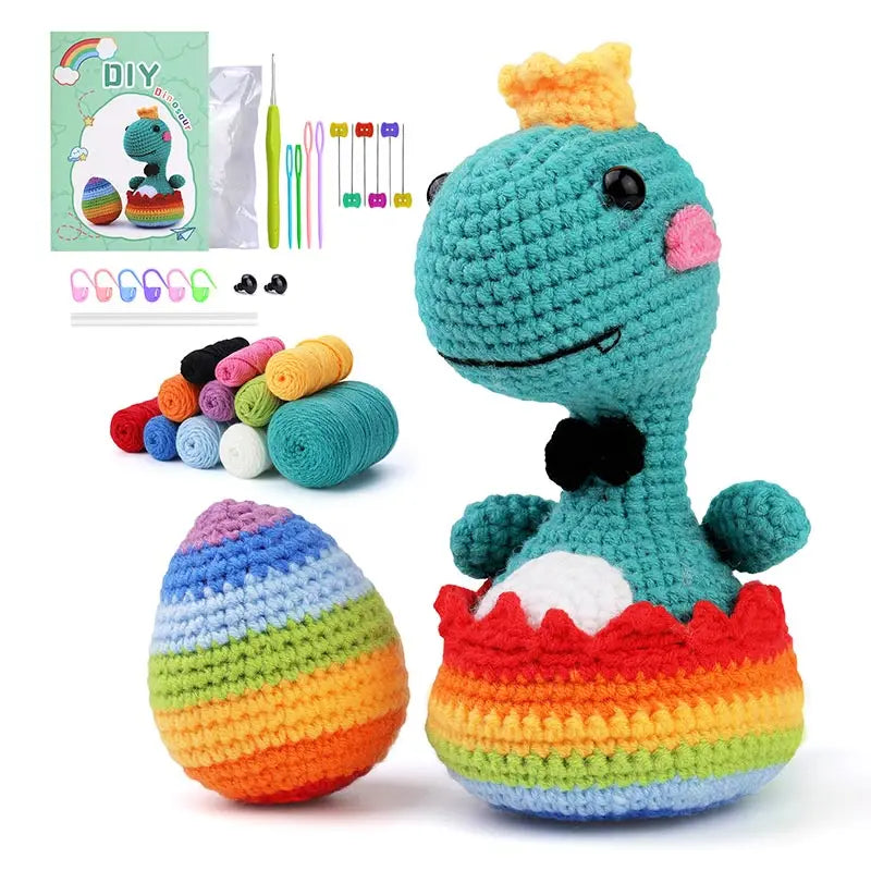 Dinosaur Crochet Doll DIY Complete Kit