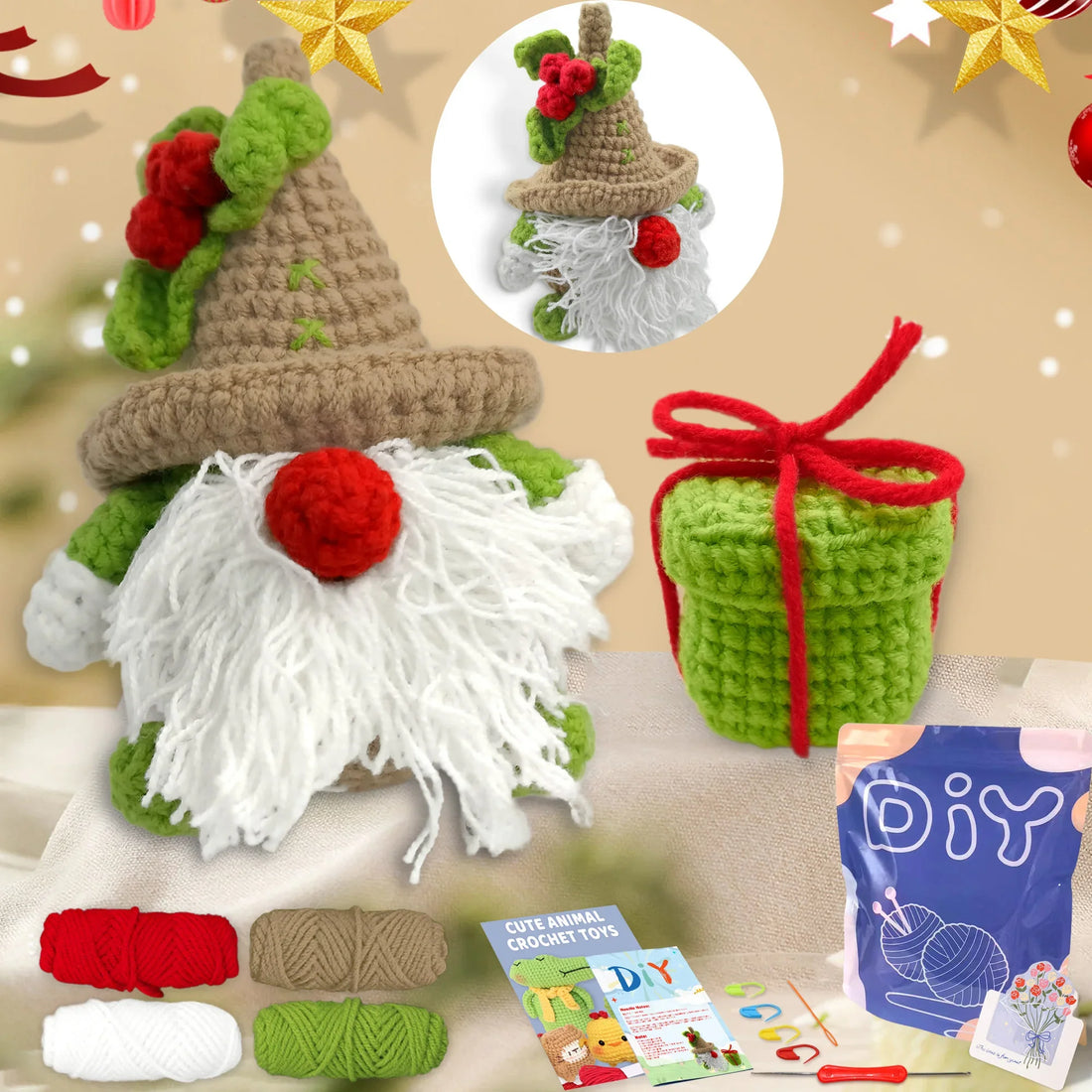 Animal Series Crochet Kit for Beginners DIY