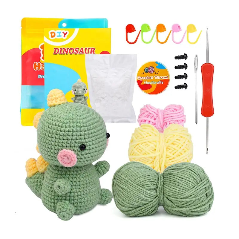 Dinosaur Crochet Doll DIY Complete Kit
