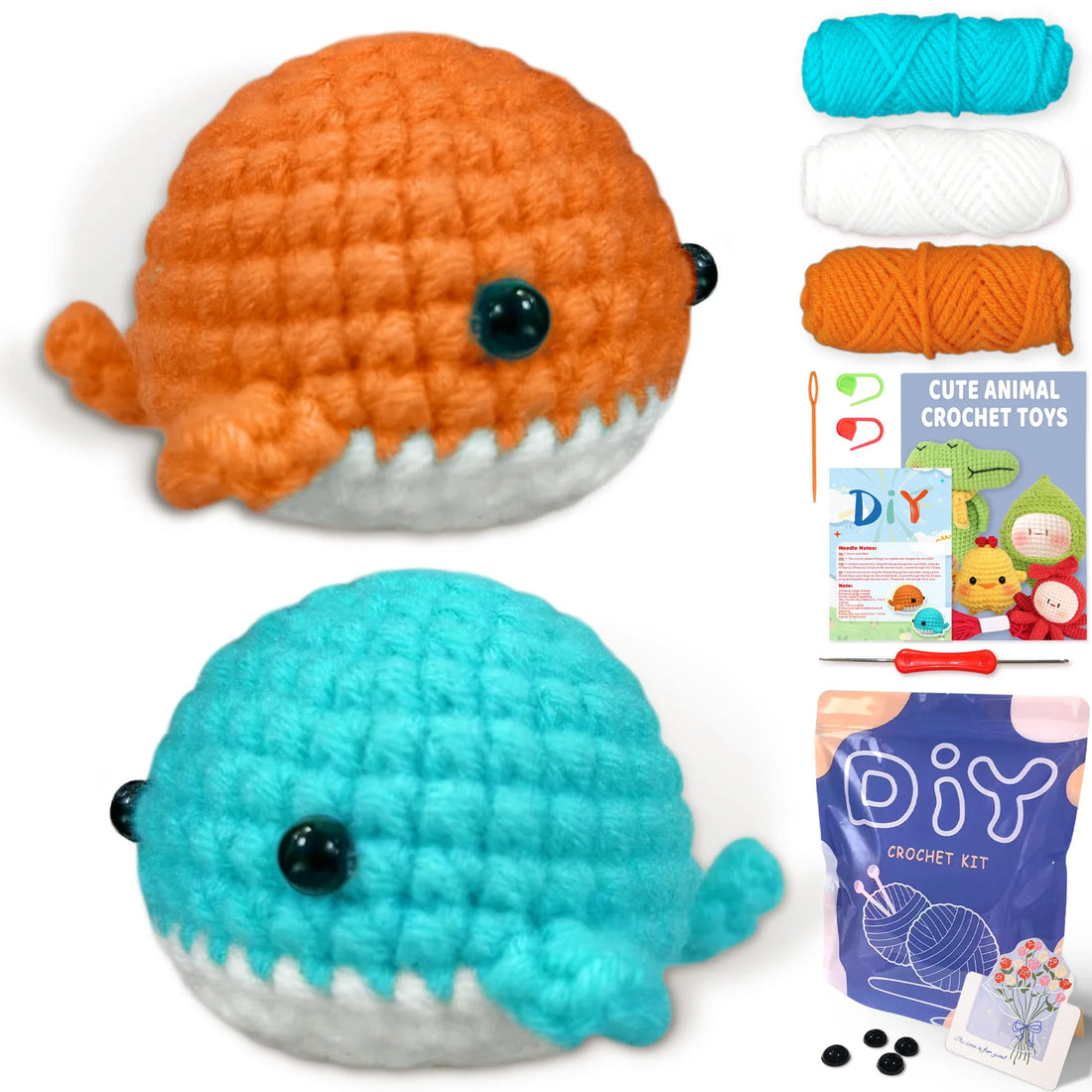 Animal Series Crochet Kit for Beginners DIY
