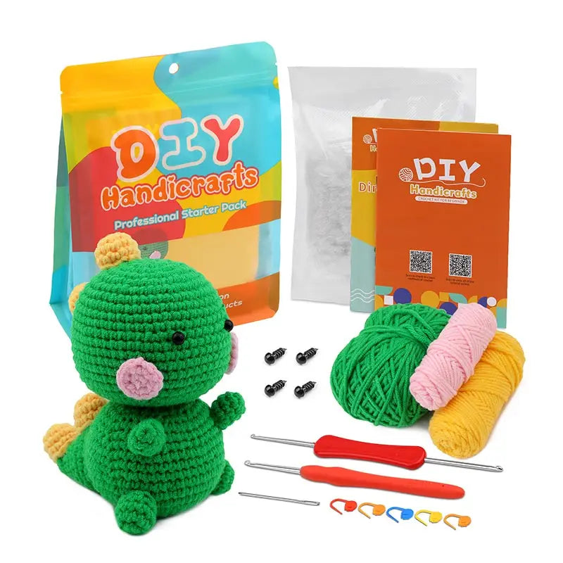 Dinosaur Crochet Doll DIY Complete Kit