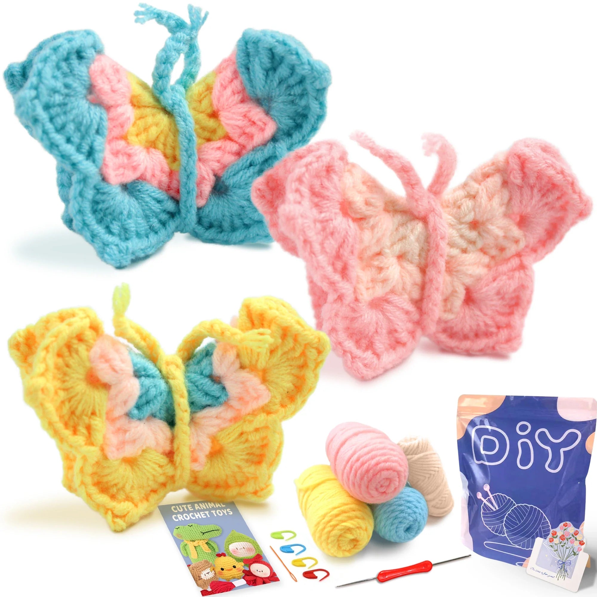 Animal Series Crochet Kit for Beginners DIY