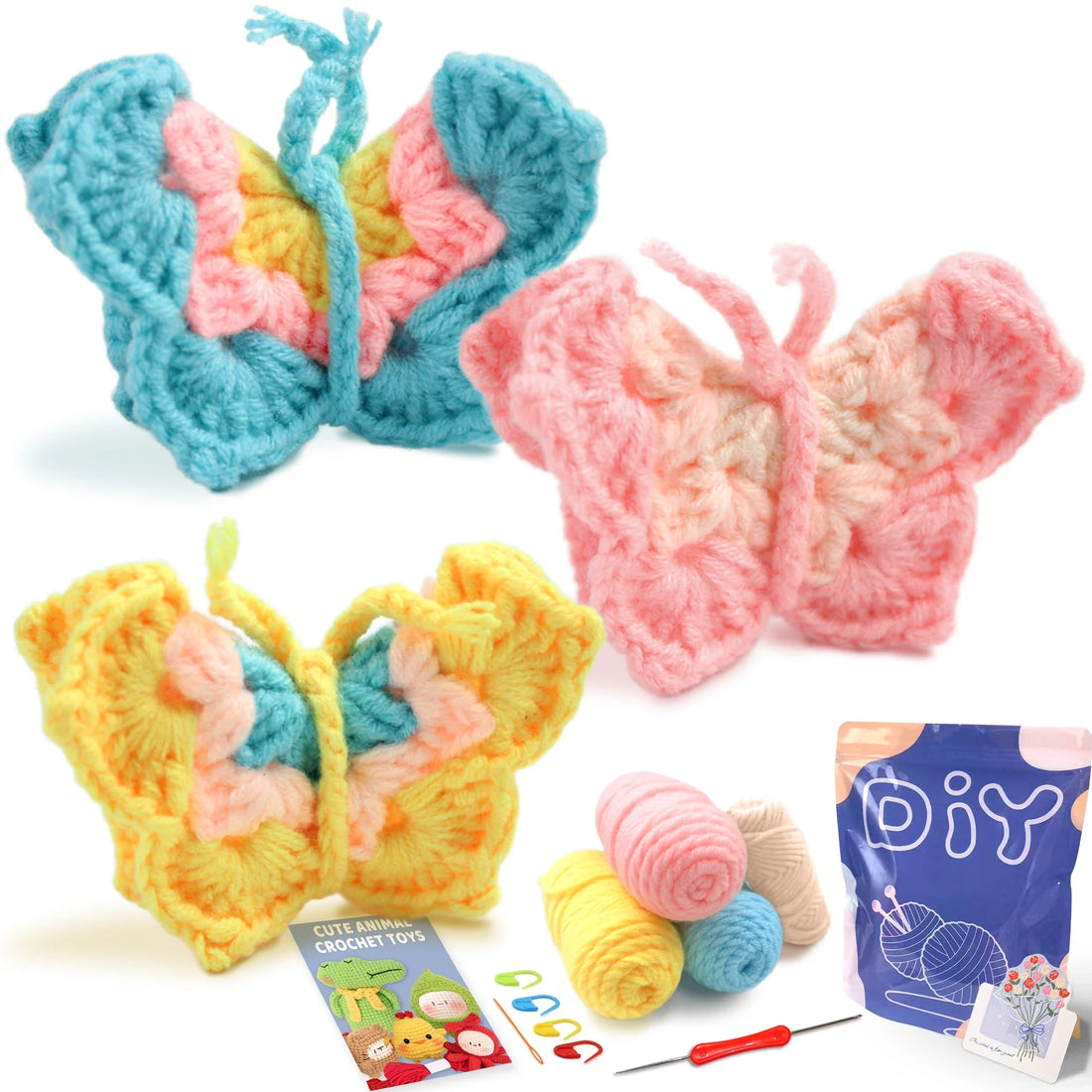 Animal Series Crochet Kit for Beginners DIY