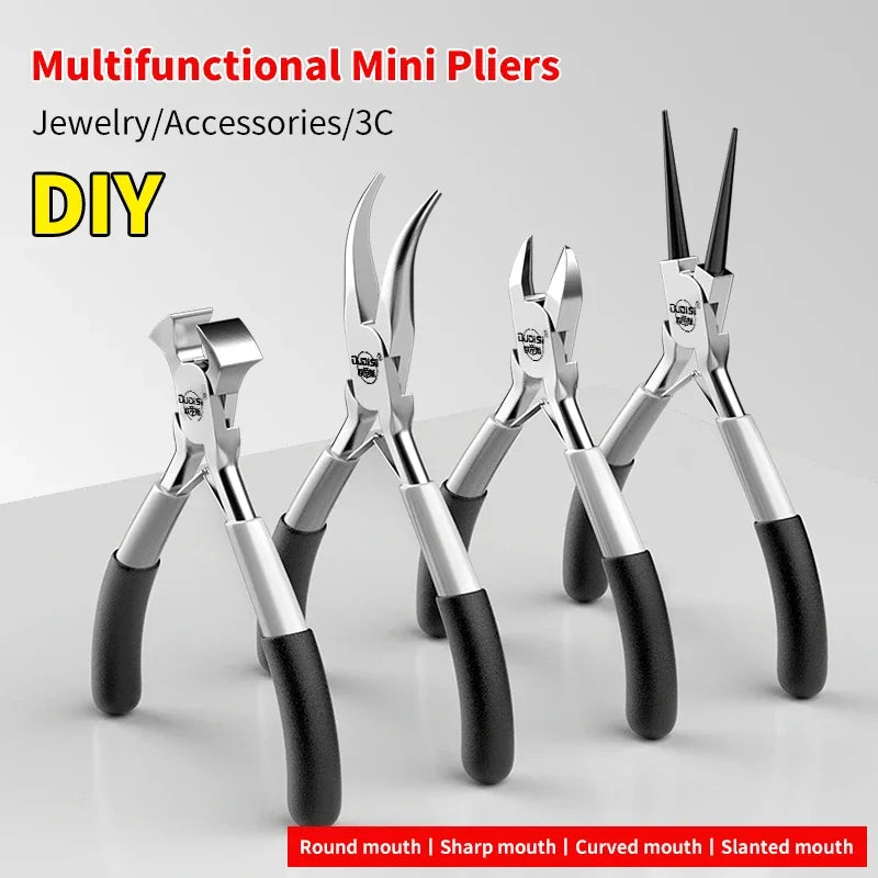 Mini Pliers Set Jewelry Making DIY Beading