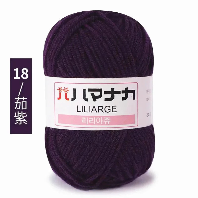 Soft Cotton Velvet Baby Yarn for Knitting