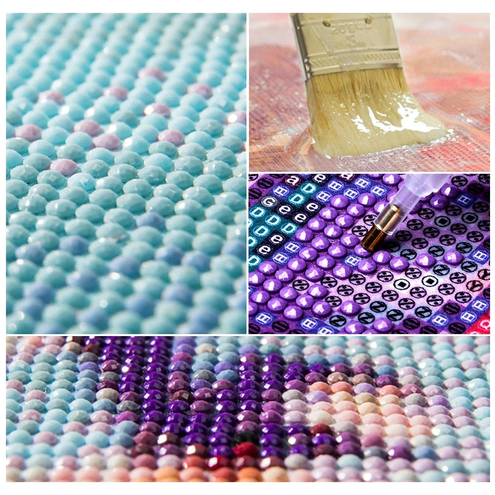 5D Diamond Art Painting Aurora Landscape DIY Mosaic Embroidery Kit