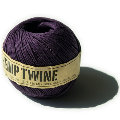 ORDER#: TWINEBALL-1MM-DYED 100% Hemp Twine, 1mm, Dyed
