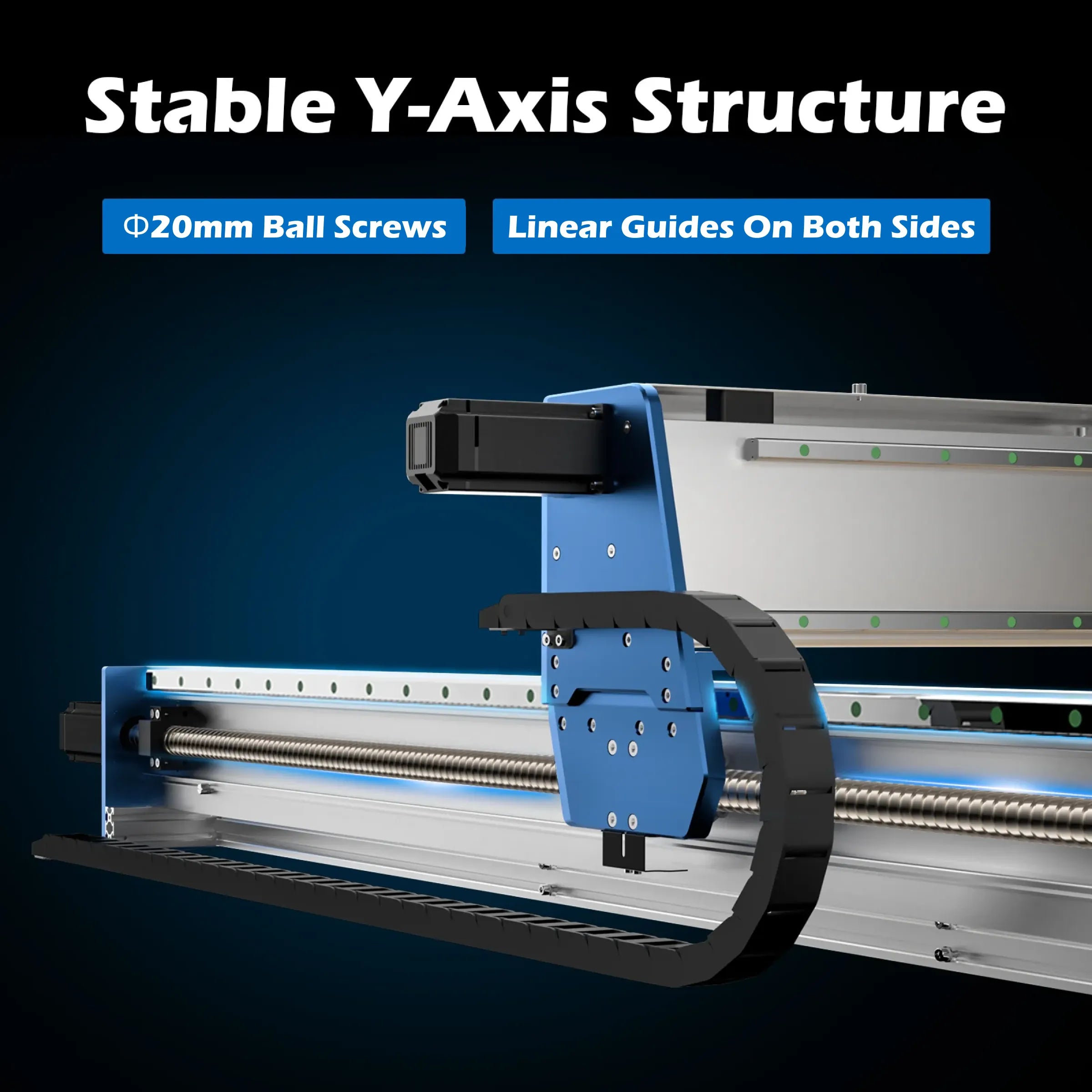 2x2 CNC Router Pre-Assembled Ball Screw