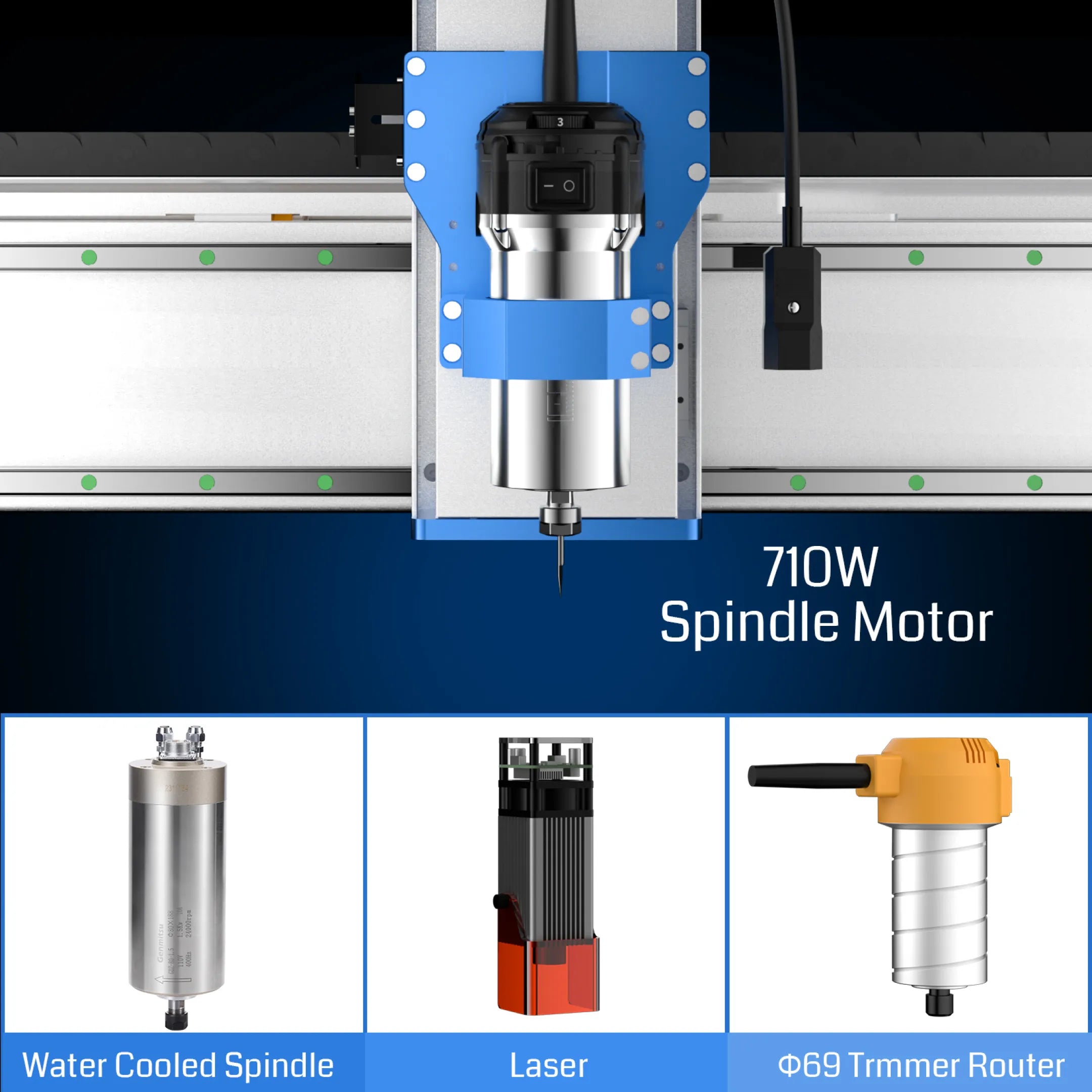 2x2 CNC Router Pre-Assembled Ball Screw