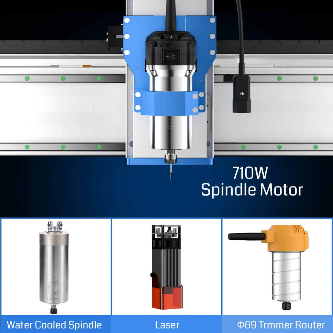 2x2 CNC Router Pre-Assembled Ball Screw