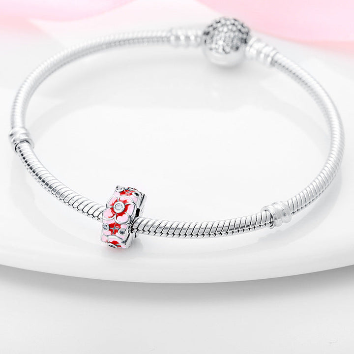 Round Clip-bead DIY Bracelet Accessories, Fashionable Beading Components