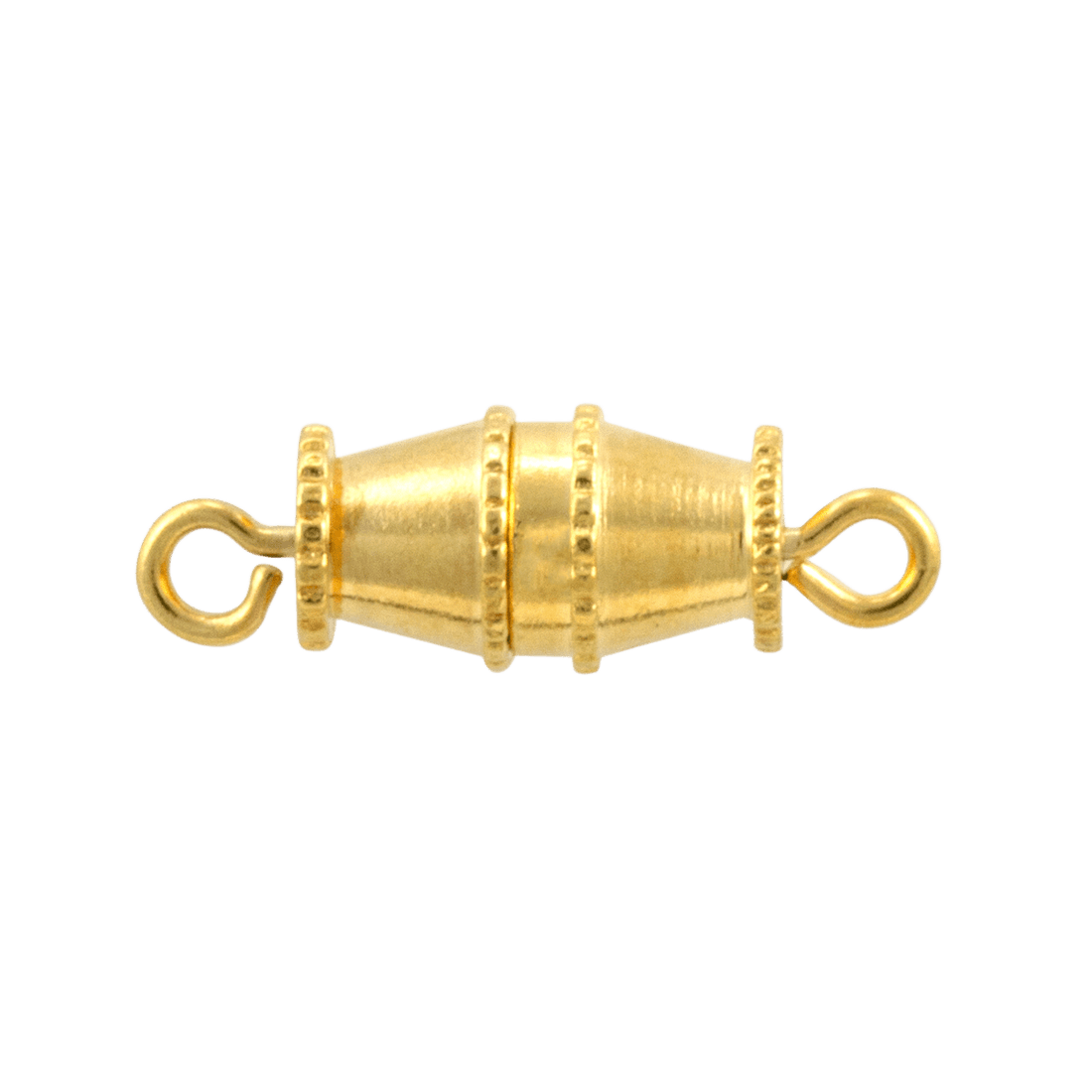 Gold Plated Barrel Screw Clasp 16mm - Base Metal Jewelry Findings