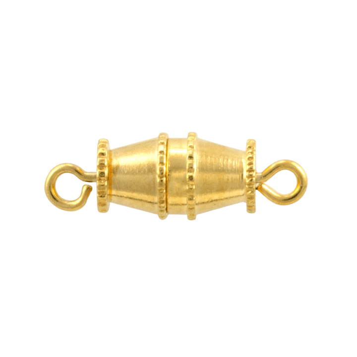 Gold Plated Barrel Screw Clasp 16mm - Base Metal Jewelry Findings