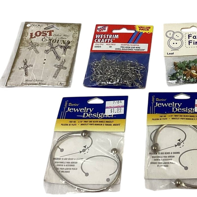 New Jewelry Making Craft Supplies Fish Hook Earrings Bracelet Findings Charms