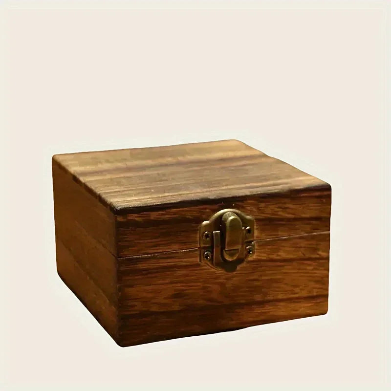 Gift Box - Vintage Wood Flip Lid