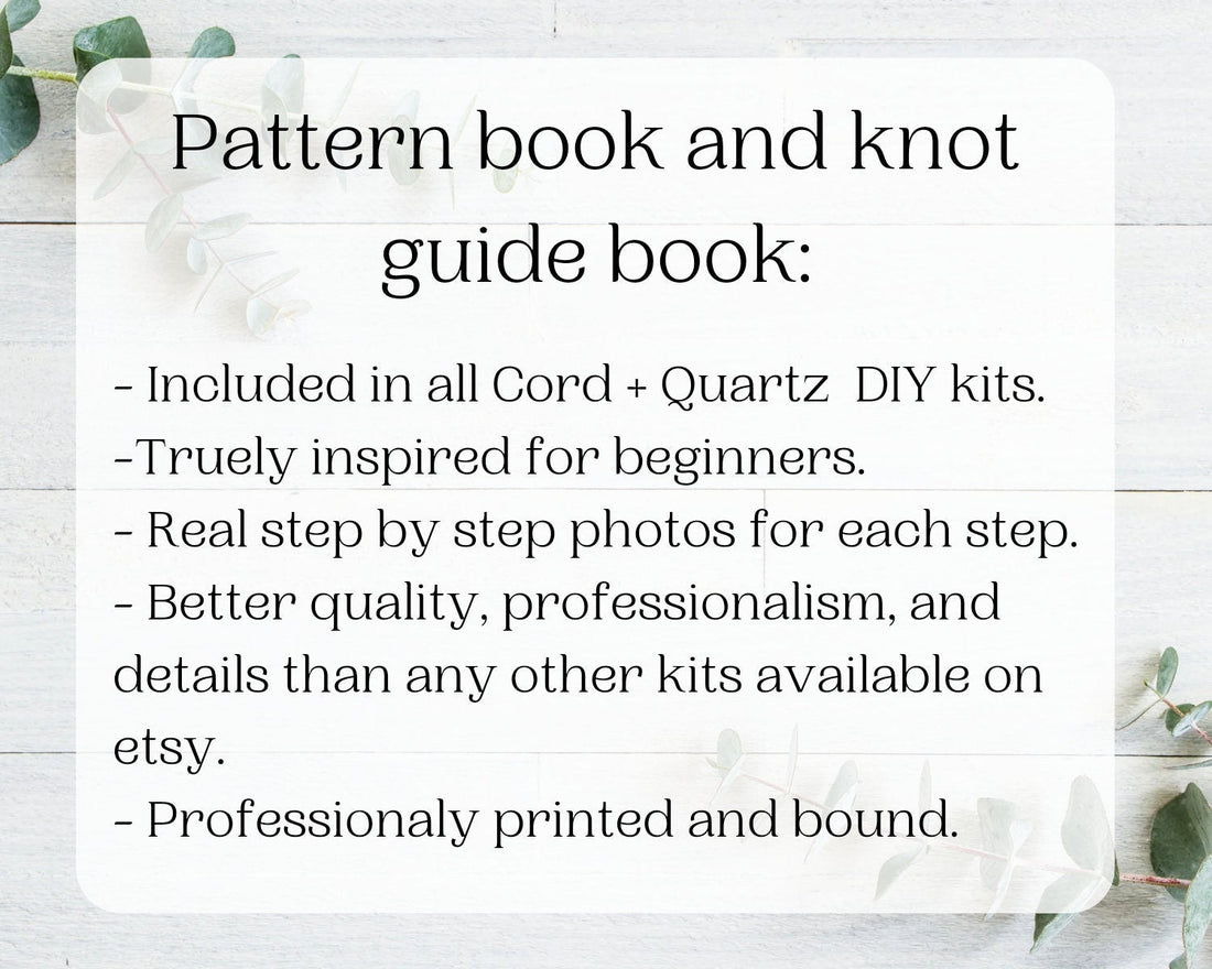 Macrame wall hanging kit "May". Beginner DIY  kits