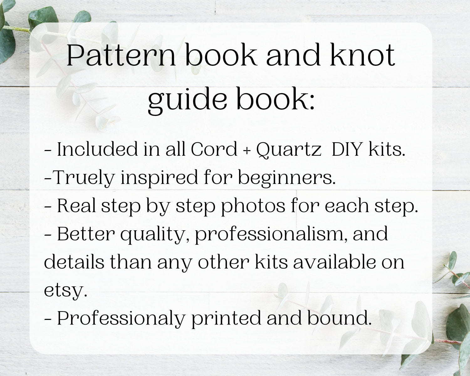 Beginner macrame wall hanging kit