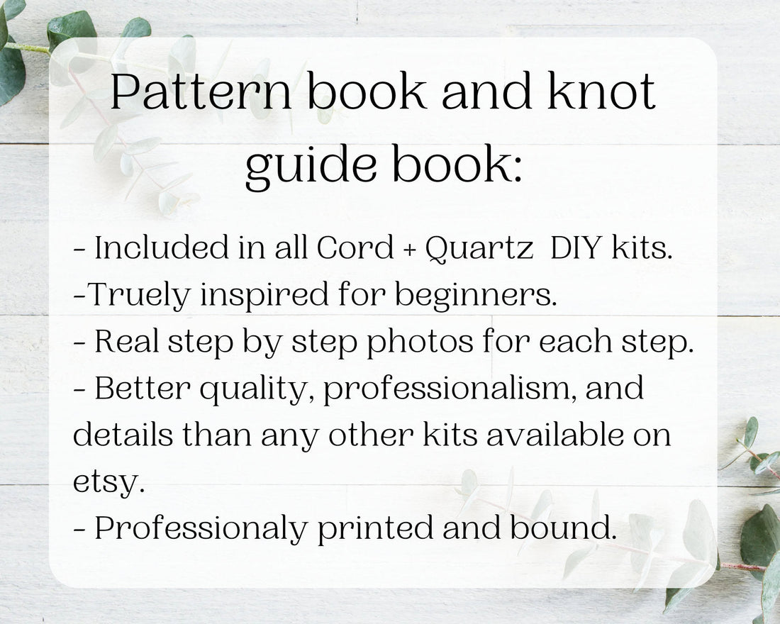 Beginner macrame wall hanging kit