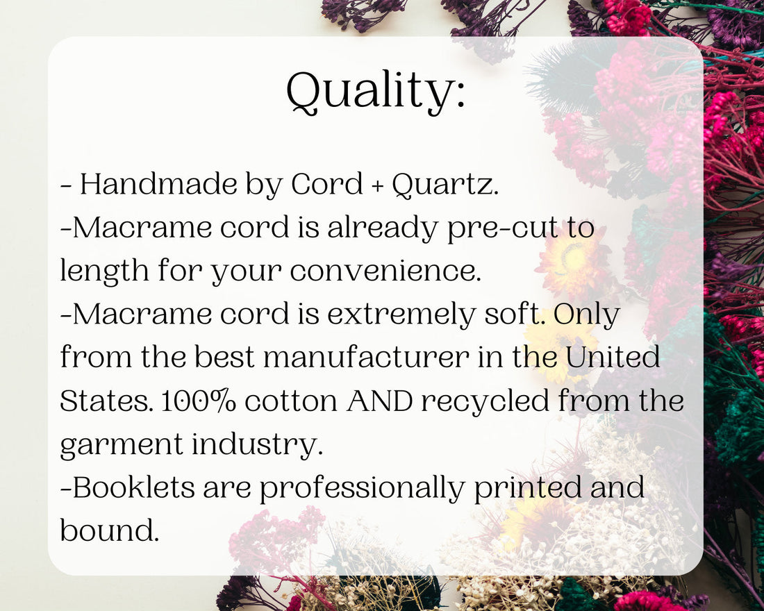 Beginner macrame wall hanging kit. Craft kits for adults and kids. Bohemian home and wall decor diy kit