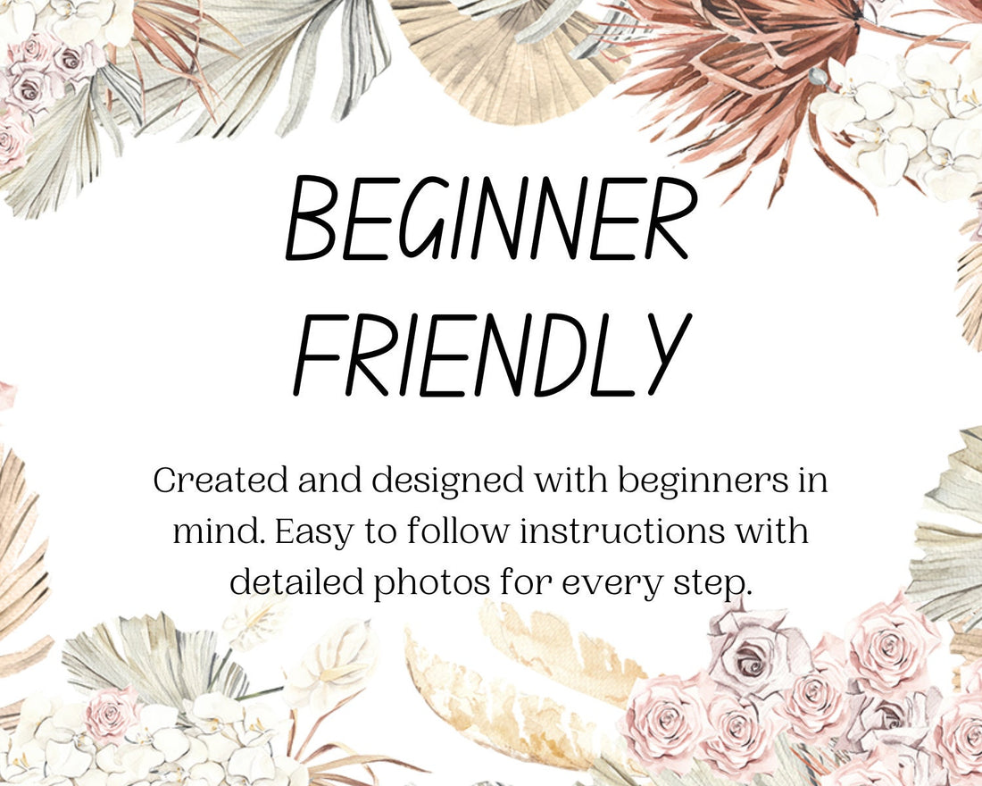 Macrame moon and crystal DIY KIT. Beginner tutorial and materials.