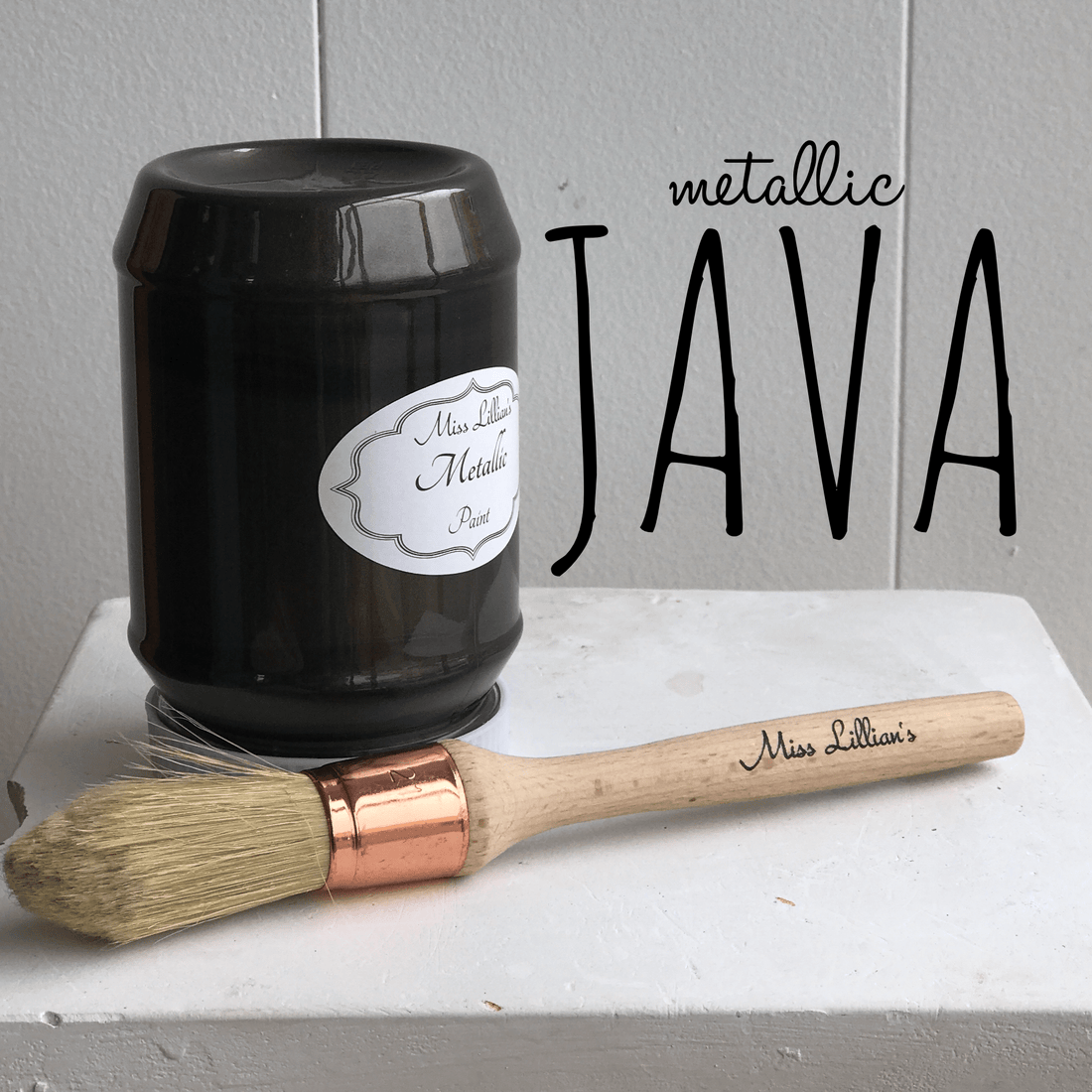 Miss Lillian's Metallic Paint-Java