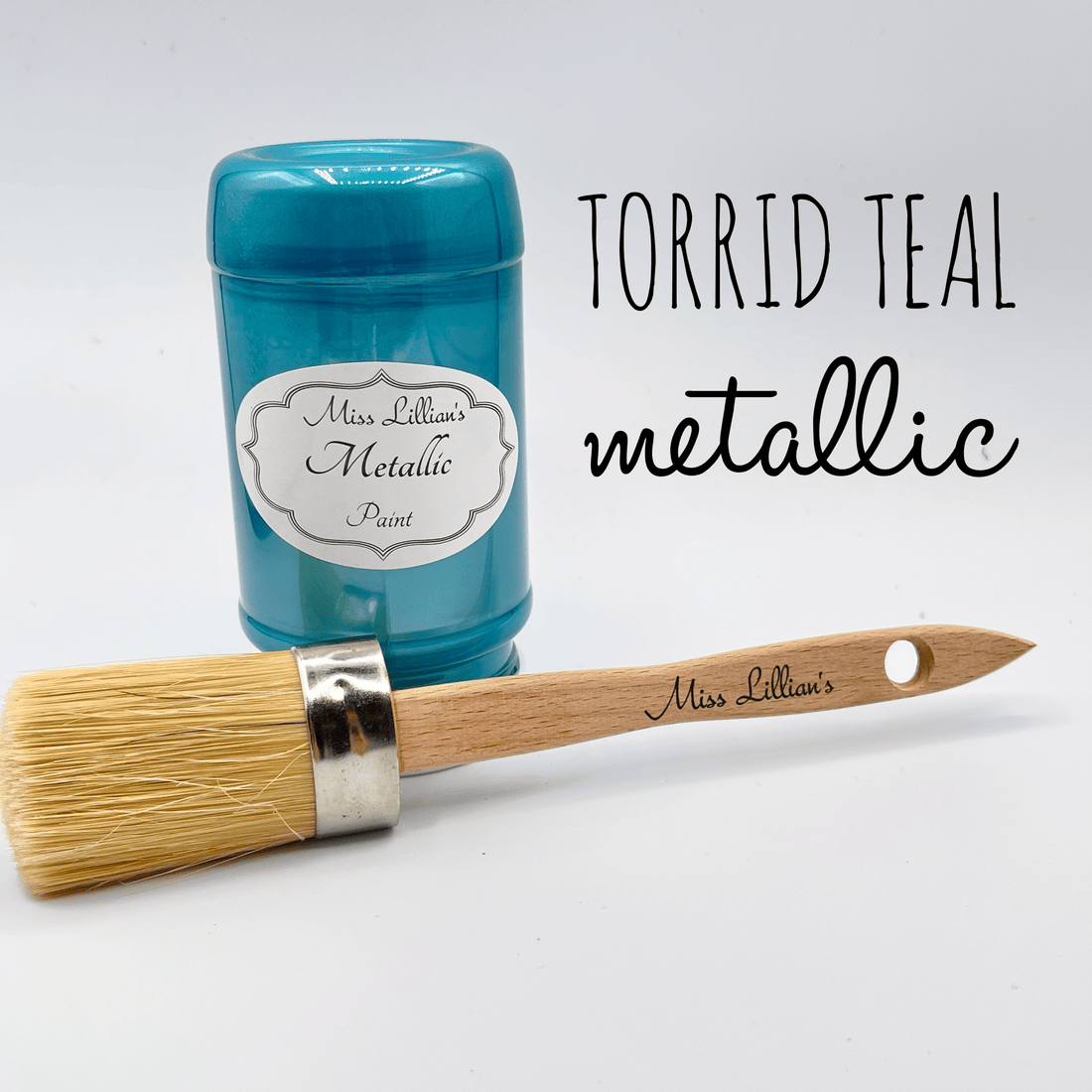 Miss Lillian's Metallic-Torrid Teal