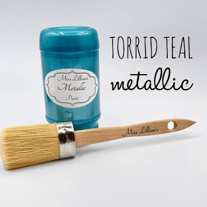 Miss Lillian's Metallic-Torrid Teal