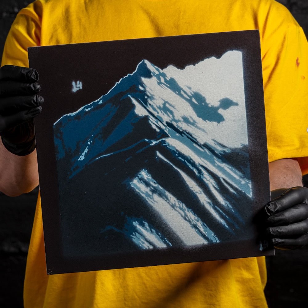 The Divide | Mountain Layered Stencil Set | L4YERS® L4004