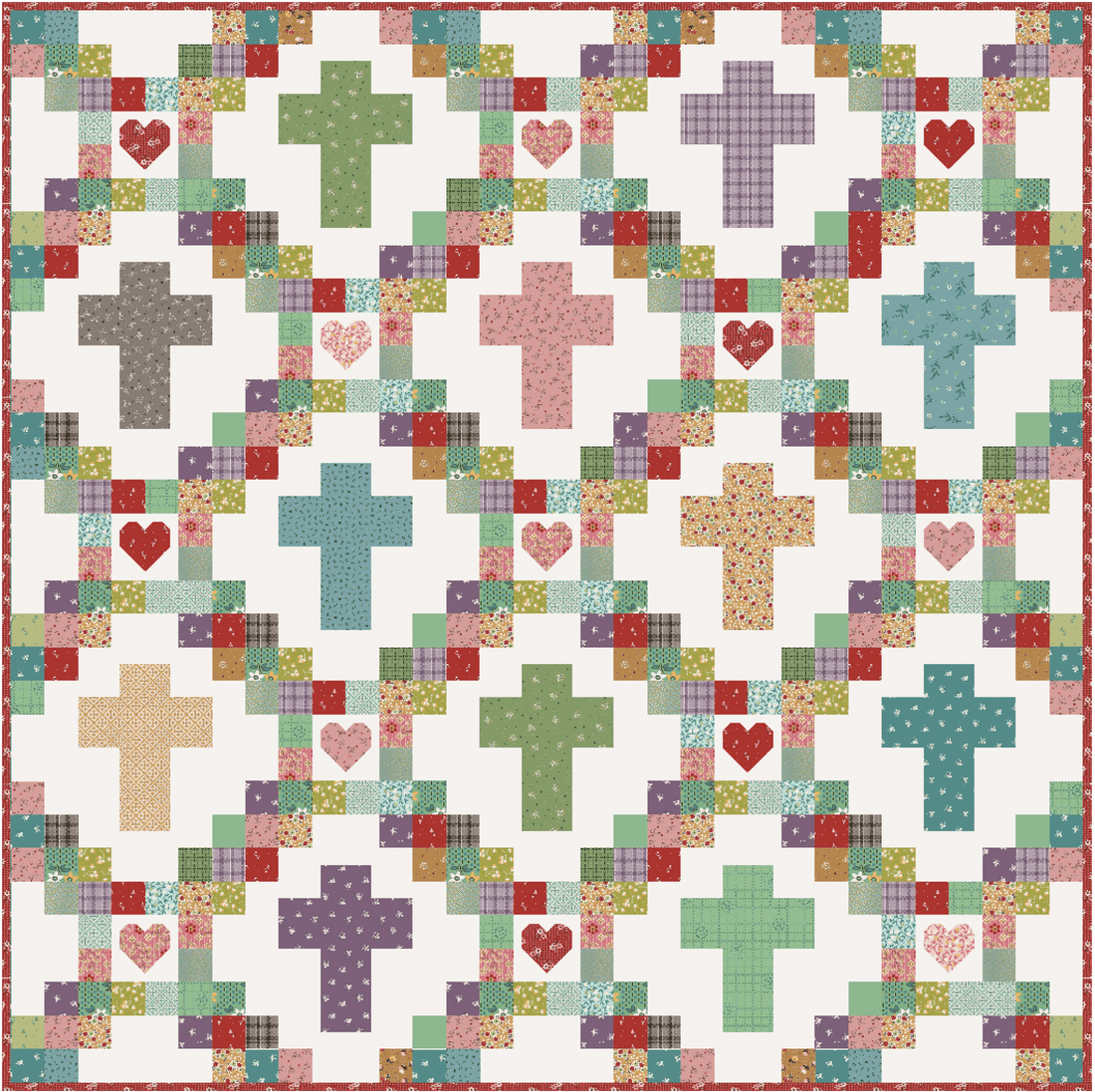 Perfect Peaces Quilt Kit